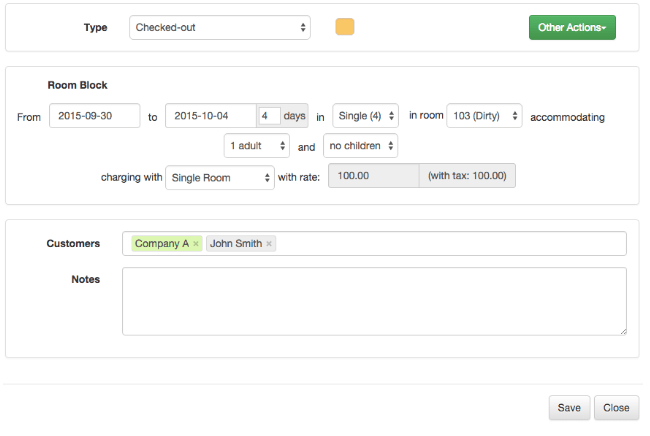 corporate account and indivdual create a booking