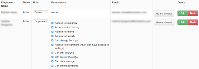 How to add employees and Users as well as manage permissions