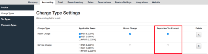 Roomsy Change Settings